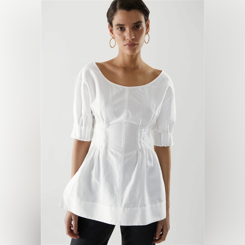 COS Scoop Neck Blouse
